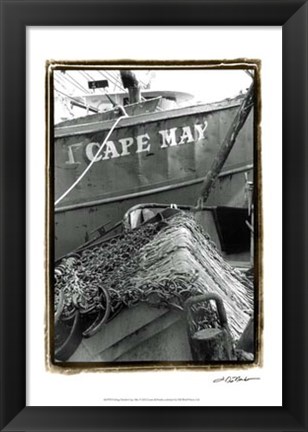 Framed Fishing Trawler- Cape May Print