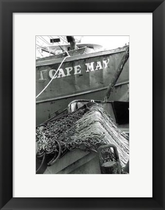 Framed Fishing Trawler- Cape May Print