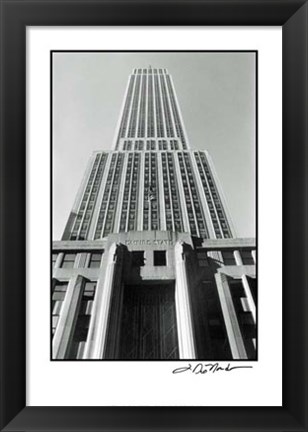 Framed Empire State Building I Print