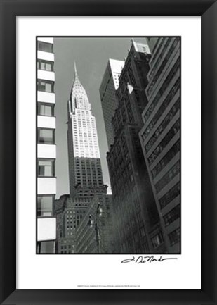 Framed Chrysler Building Print