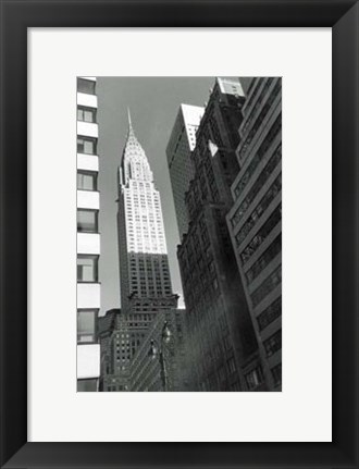 Framed Chrysler Building Print