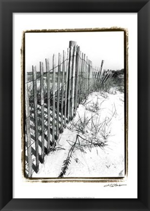 Framed Beach Scape II Print