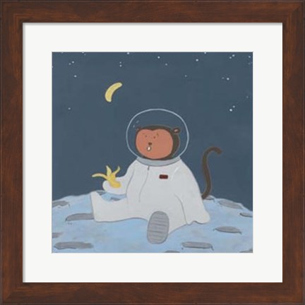 Framed Monkeys in Space IV Print