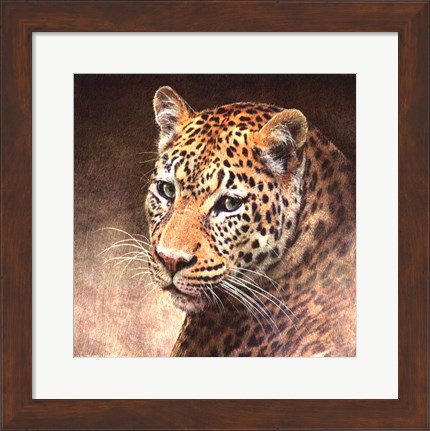 Framed Leopard Print