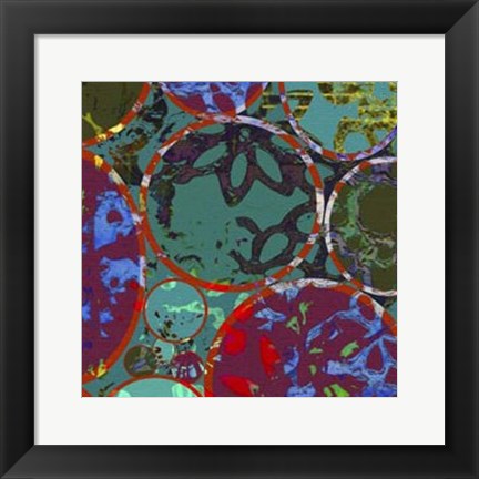 Framed B-Jeweled Deco II Print