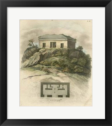 Framed Monuments of New Spain III Print