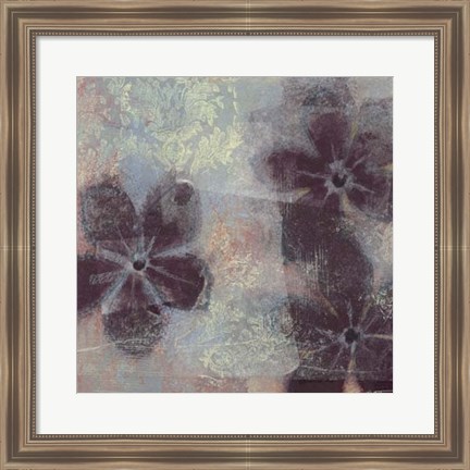 Framed Mauve Resonance II Print