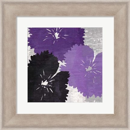 Framed Bloomer Squares IX Print