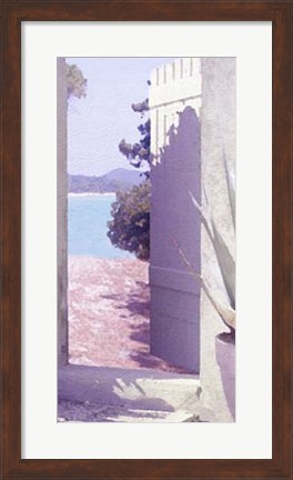 Framed Coastal Doorway IV Print