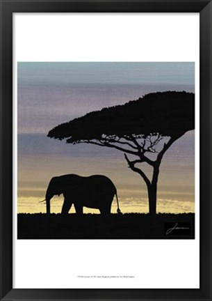 Framed Savanna I Print