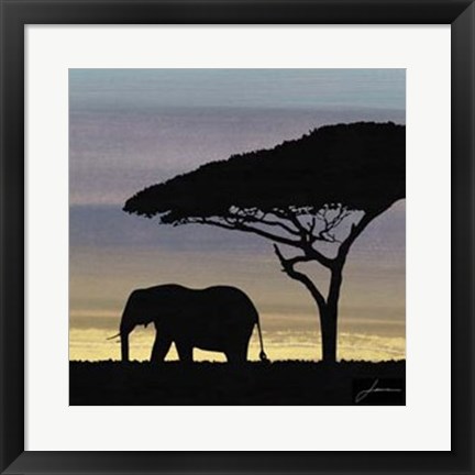 Framed Savanna I Print