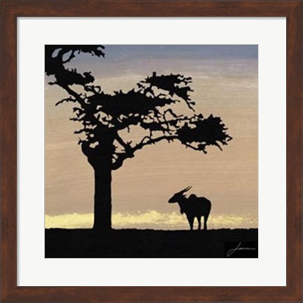 Framed Savanna II Print