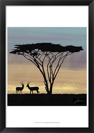 Framed Savanna III Print