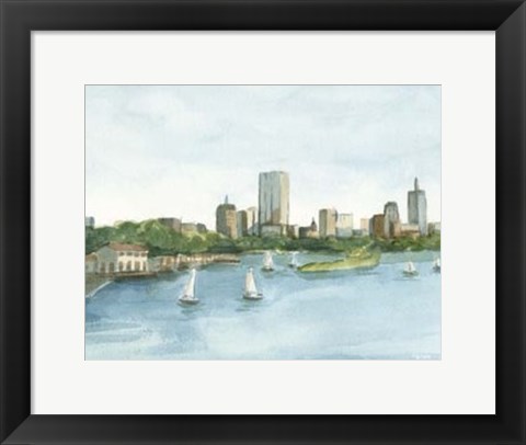 Framed Plein Air Cityscape II Print