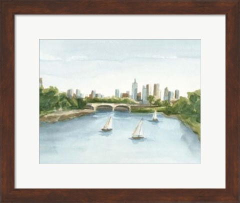 Framed Plein Air Cityscape IV Print