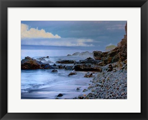 Framed Rocky Beach Print