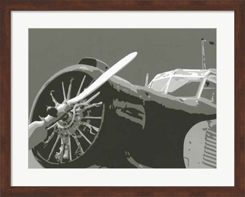 Framed Classic Aviation II Print