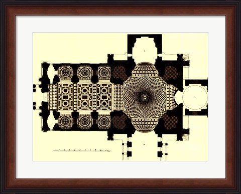 Framed French Marquetry II Print