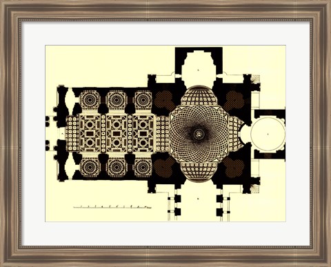 Framed French Marquetry II Print