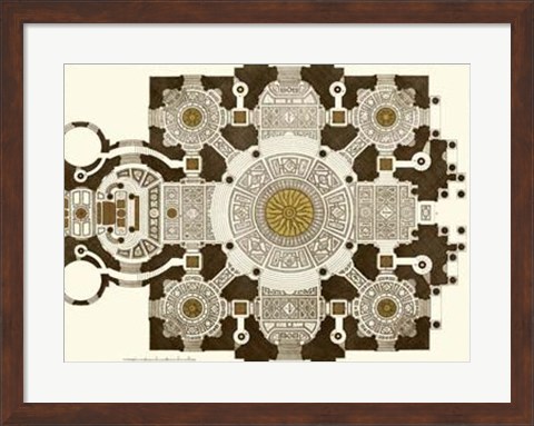 Framed French Marquetry III Print