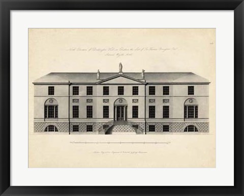 Framed Antique Facade II Print