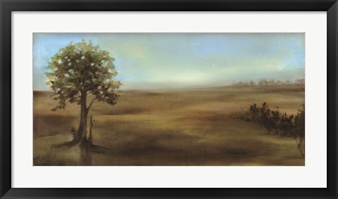 Framed Panoramic Field II Print