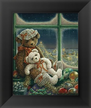 Framed Molly and Sugar Bear Print