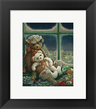 Framed Molly and Sugar Bear Print