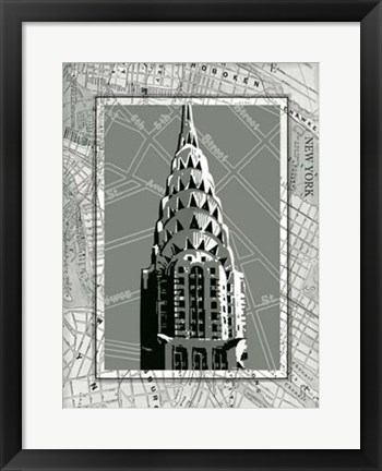 Framed Tour of New York I Print