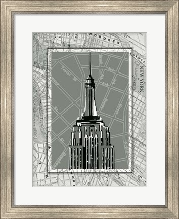 Framed Tour of New York II Print