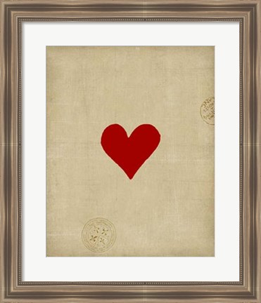 Framed Heart Print