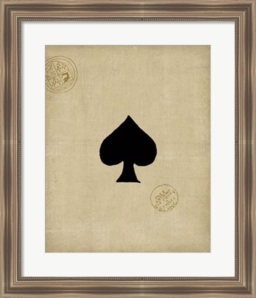 Framed Spade Print