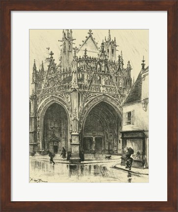 Framed Ornate Facade I Print