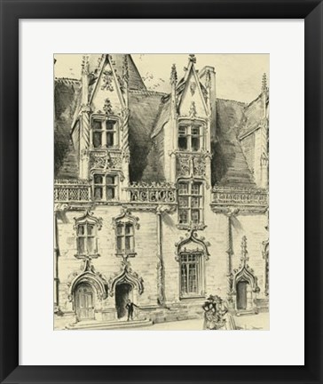 Framed Ornate Facade II Print