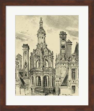 Framed Ornate Facade III Print