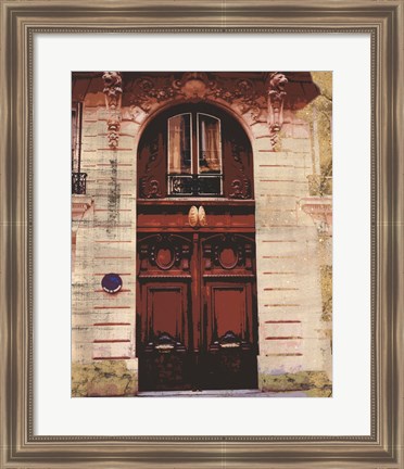 Framed Weathered Facade II Print