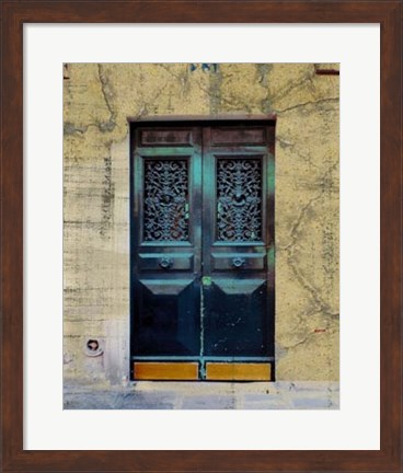 Framed Weathered Facade IV Print