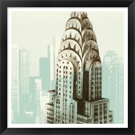 Framed Architectural Overlay I Print