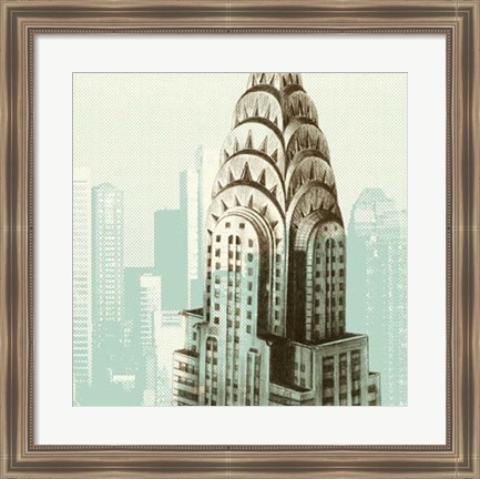 Framed Architectural Overlay I Print