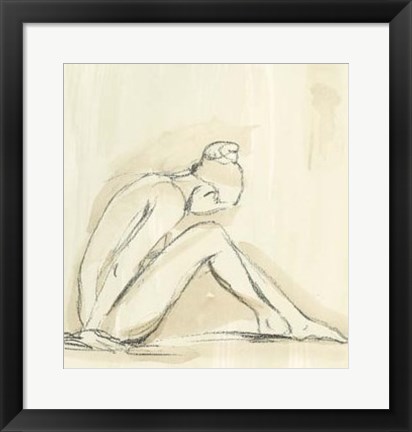 Framed Neutral Figure Study I Print