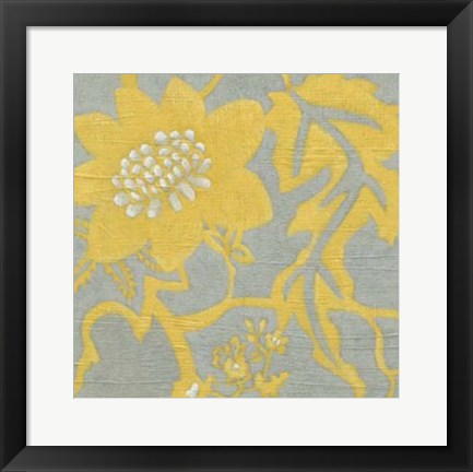 Framed Buttercup Botanical IV Print