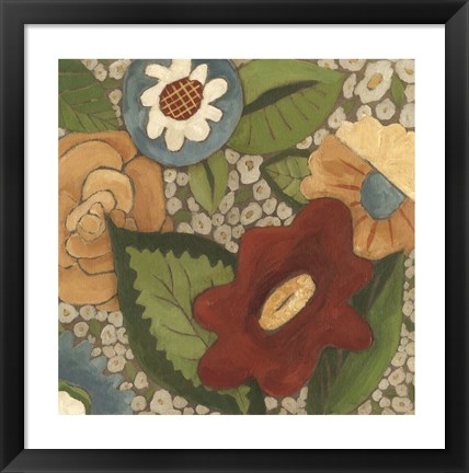 Framed Posy II Print