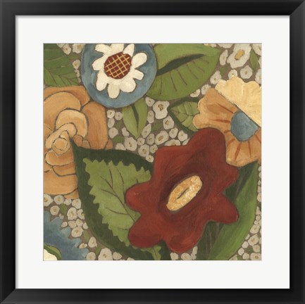 Framed Posy II Print