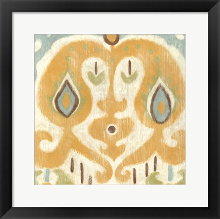 Framed Serene Ikat III Print