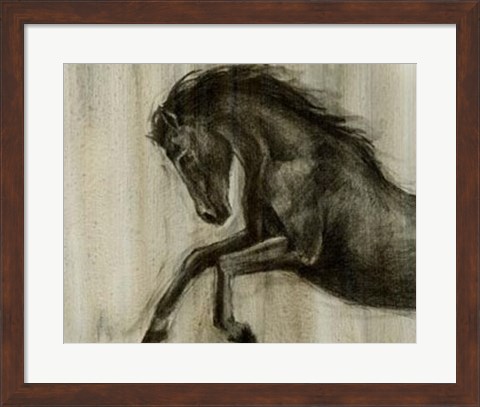 Framed Dynamic Stallion II Print