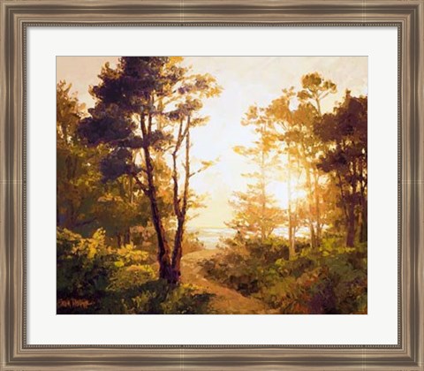 Framed Gilded Pathway Print