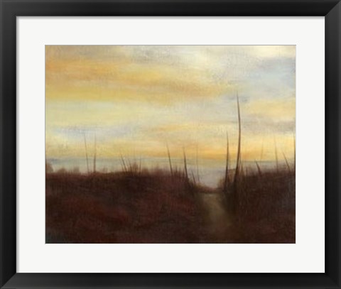 Framed Sunrise Stroll I Print