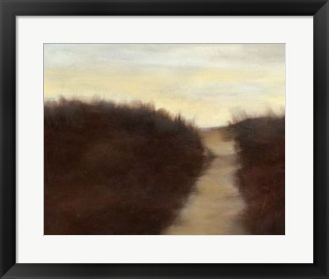 Framed Sunrise Stroll III Print