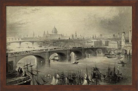 Framed General View of London Print