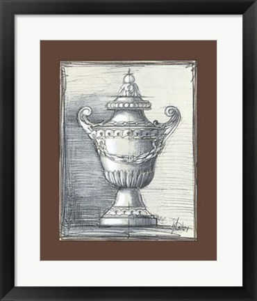 Framed Classical Sketch IV Print